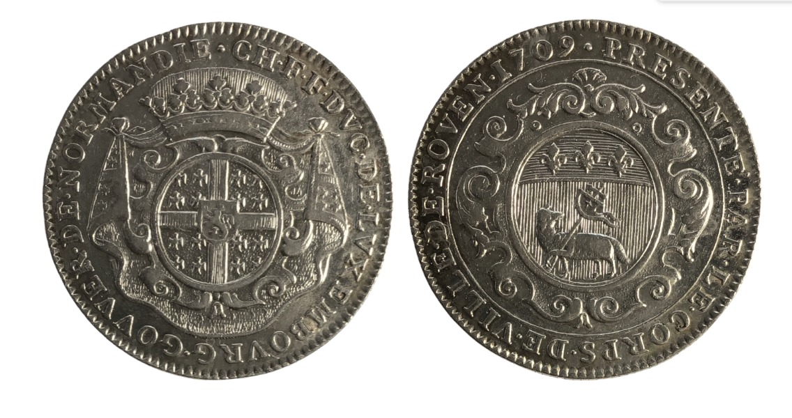 Product image Jeton. Rouen. 1709.