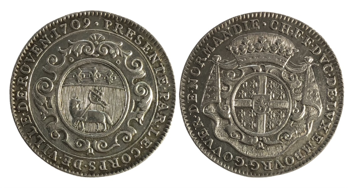 Product image Jeton. Rouen. 1709.