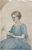 Produktminiatur Jeune fille à l'oiseau. Dessin Paris 1864.