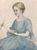 Produktminiatur Jeune fille à l'oiseau. Dessin Paris 1864.