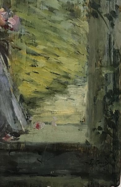 Produktbild Jeune fille songeuse, au bouquet.
