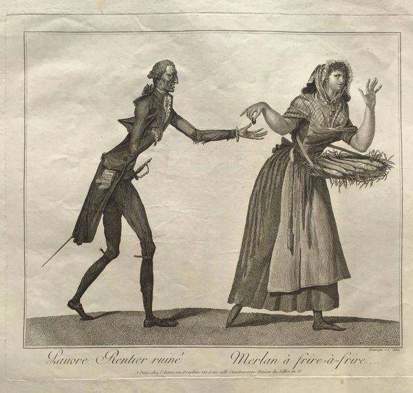 Produktbild Joseph Laurent Julien. 2 Gravures satyriques. Révolution.