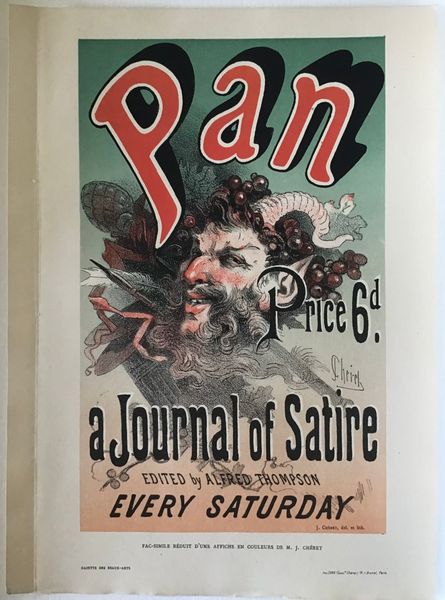 Productafbeelding Jules Chéret. Pan. A Journal of Satire.