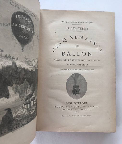 Image du produit Jules Verne. Cinq semaines en ballon.