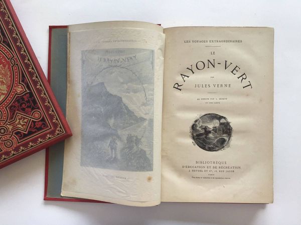 Product image Jules Verne. Le Rayon vert. Cartonnage spécial.