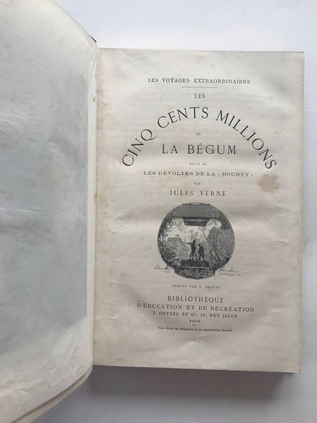 Product image Jules Verne. Les cinq cents millions de la Bégum.