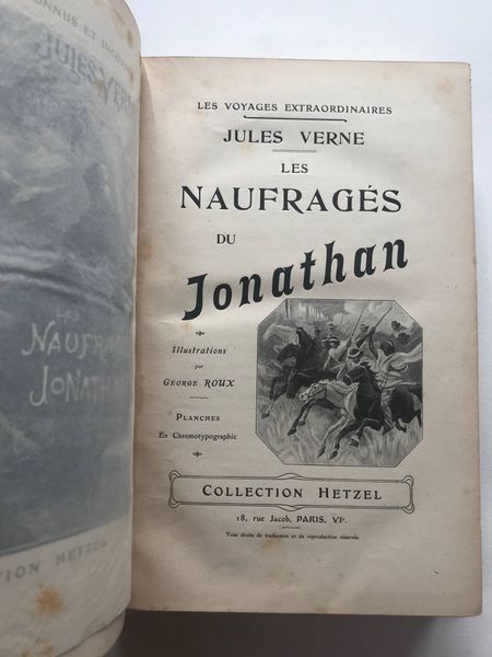 Productafbeelding Jules Verne. Les Naufragés du Jonathan.