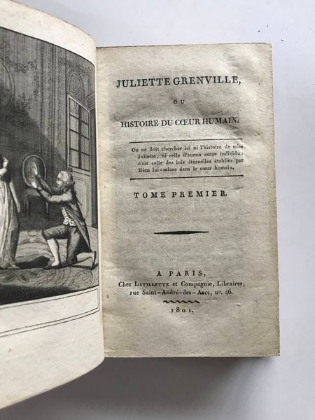 Produktbild Juliette de Grenville, ou histoire du coeur humain.