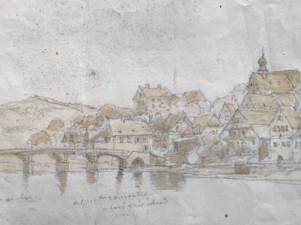 Productafbeelding Justin Ouvrié. Coblenz, Saint Goar et pont célèbre sur le Rhin.