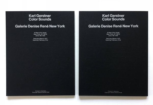 Product image Karl Gerstner. Color sound. Art cinétique.