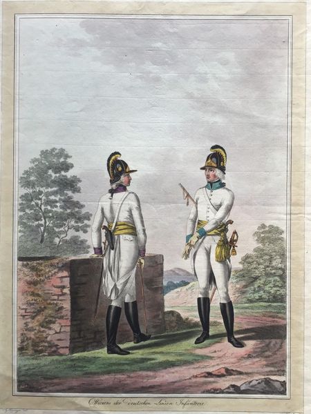 Product image Kininger. Officiers de l'Infanterie allemande.