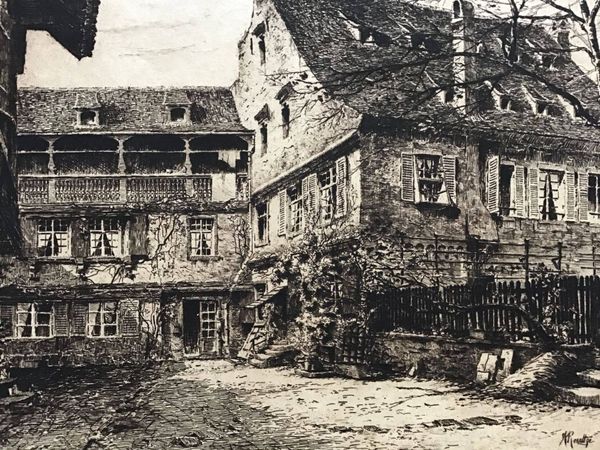 Image du produit Koerttgé. Cour pittoresque. Strasbourg.
