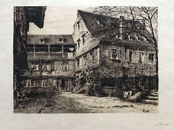 Image du produit Koerttgé. Cour pittoresque. Strasbourg.