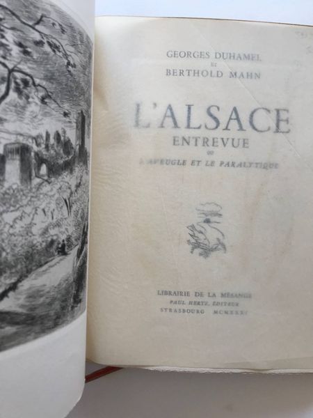 Produktbild L'Alsace entrevue. Duhamel, Berthold Mahn.