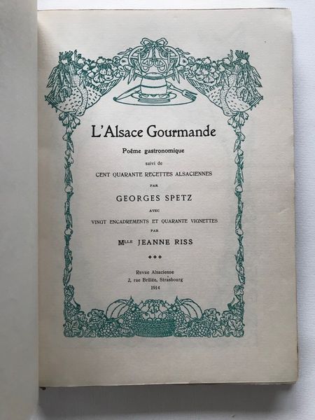 Productafbeelding L'Alsace gourmande. Reliure mosaïquée.