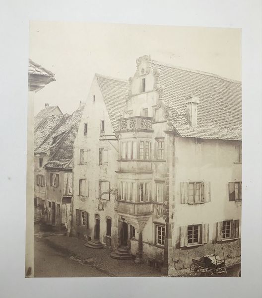 Productafbeelding L'Alsace photographiée. Adolphe Braun. Ensisheim, maisons anciennes.