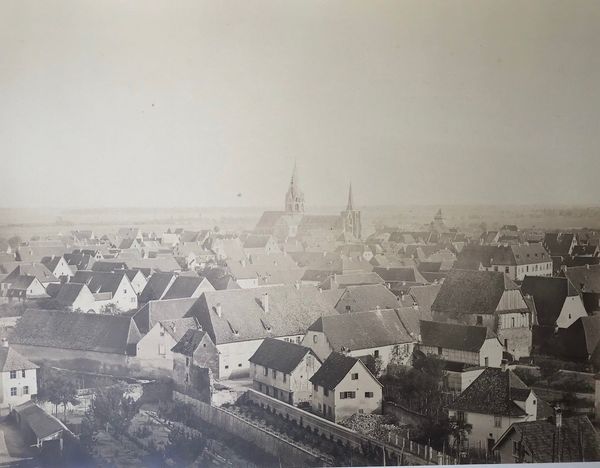 Productafbeelding L'Alsace photographiée. Adolphe Braun. Vue générale de Rouffach.