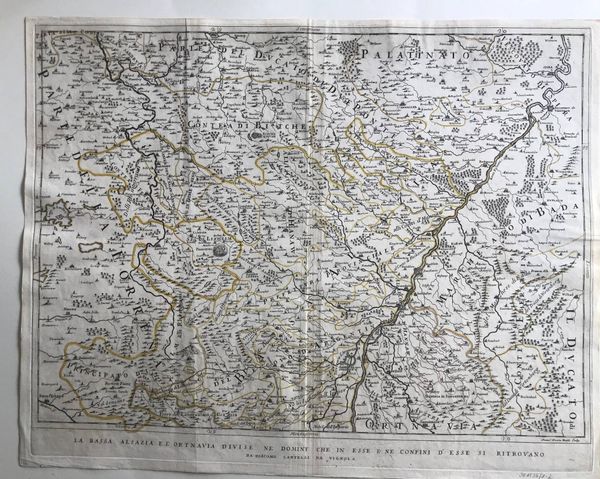 Produktbild L'Alsazia. Giacomo Cantelli. Modène 1690.