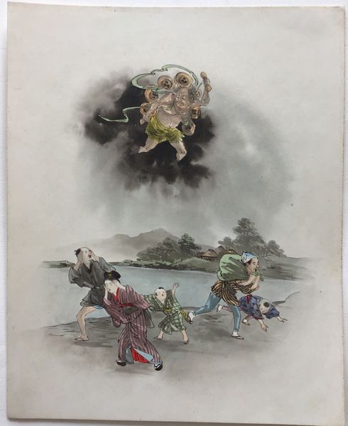 Produktbild L'orage. Dessin original. Japon.