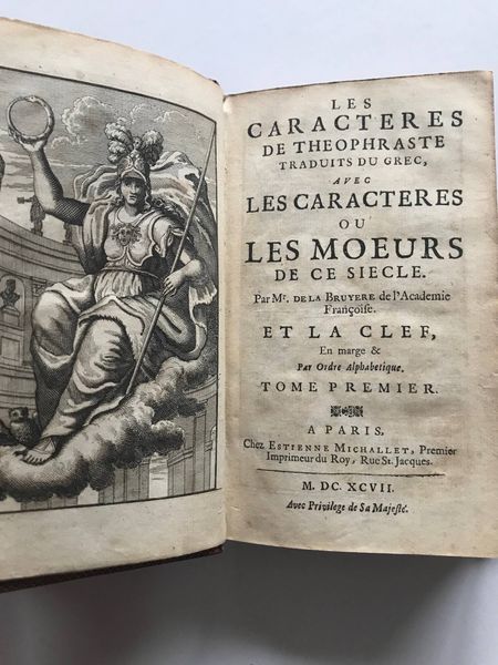 Produktbild La Bruyère. Caractères. Maroquin rouge.