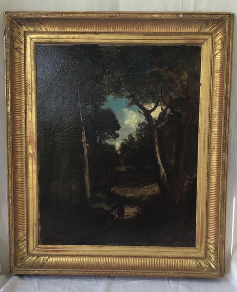 Produktbild La ramasseuse de fagots. Grande huile sur toile. 1860.