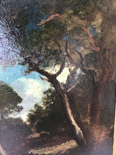 Produktbild La ramasseuse de fagots. Grande huile sur toile. 1860.