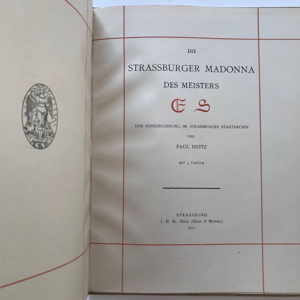 Productafbeelding La vierge de Strasbourg du maitre E.S.