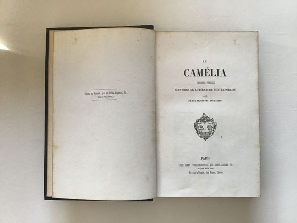 Productafbeelding Le Camélia. Keepsake français.