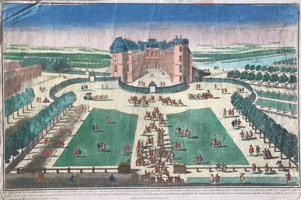 Product image Le Château de Rambouillet. Vue d'optique.