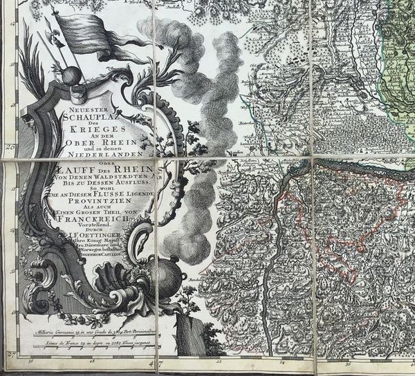Product image Le Cours du Rhin. Guerre de succession d'Autriche.
