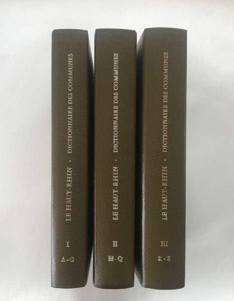 Produktbild Le Haut-Rhin. Dictionnaire des communes.