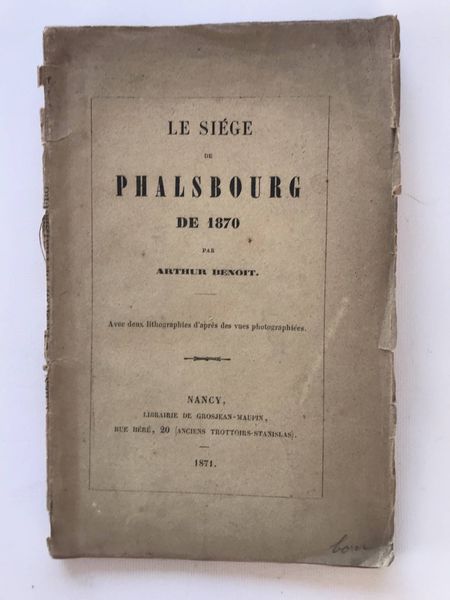 Productafbeelding Le siège de Phalsbourg de 1870.