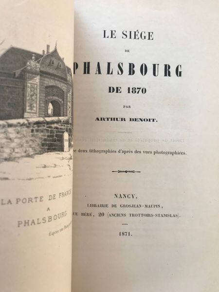 Productafbeelding Le siège de Phalsbourg de 1870.