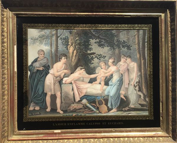 Productafbeelding Le songe de Télémaque. L'amour enflamme Calypso et Eucharis.