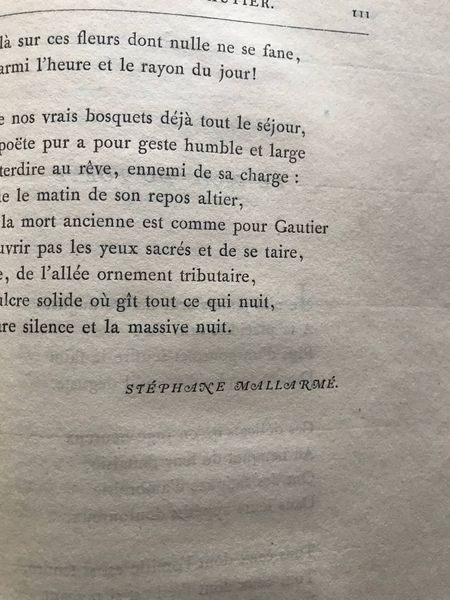 Produktbild Le tombeau de Théophile Gautier. Stéphane Mallarmé, Victor Hugo, Charles Cros...