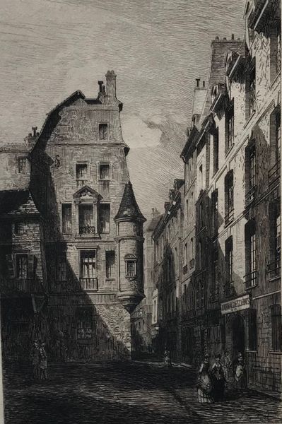 Product image Léon Gaucherel. La rue des prêtres Saint Germain l'Auxerrois.