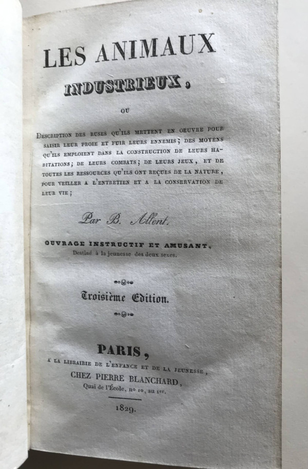 Produktbild Les animaux industrieux.