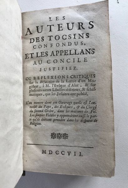 Product image Les Auteurs des tocsins confondus. Jésuites et jansénisme.