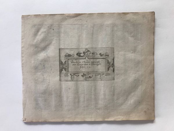 Produktbild Les Douze Miracles du Christ. Suite complète vers 1580.