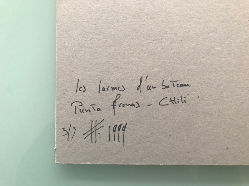Productafbeelding Les larmes d'un bateau. Puentas Arenas, 1999