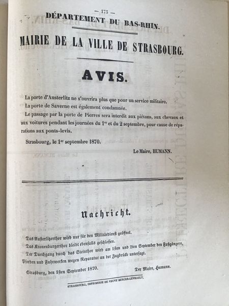Produktbild Les murailles d'Alsace Lorraine. Guerre de 1870.