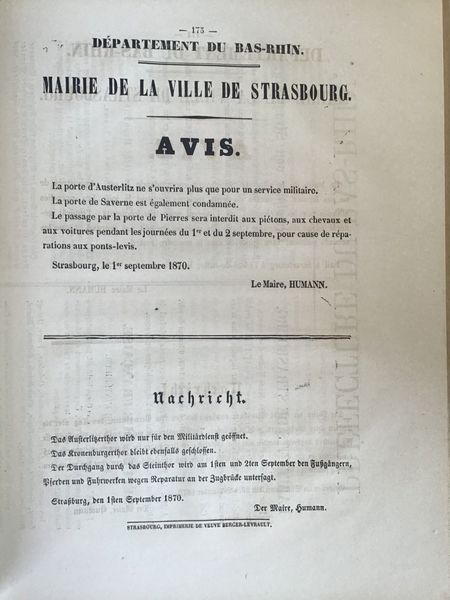 Produktbild Les murailles d'Alsace Lorraine. Guerre de 1870.