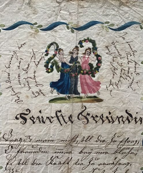 Produktbild Lettre d'amitié. Catarina Wolfensperger.