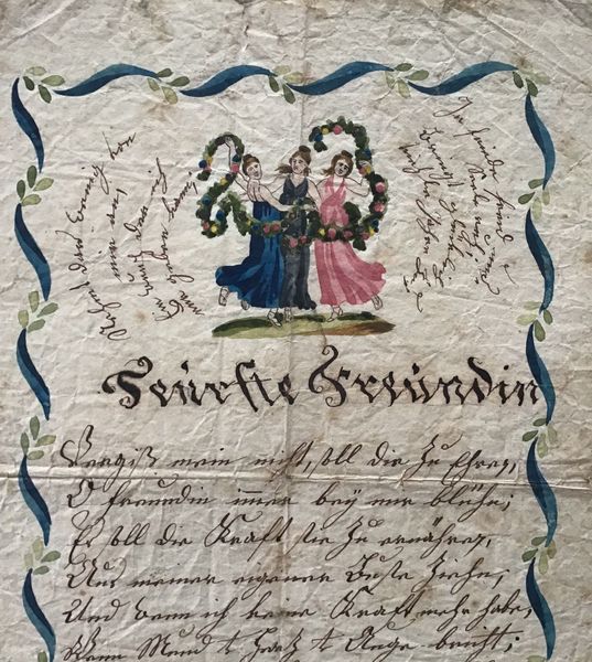 Produktbild Lettre d'amitié. Catarina Wolfensperger.