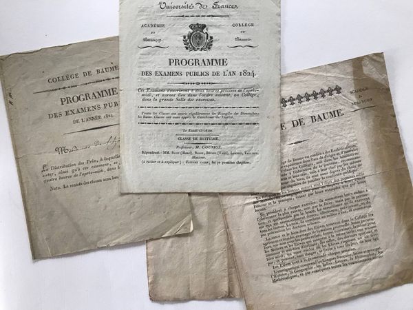 Productafbeelding Lettre de bourgeoisie. Baume près Besançon.