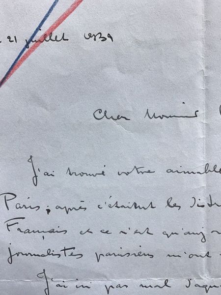 Produktbild Lettre de Hansi à la Galerie Gangloff.