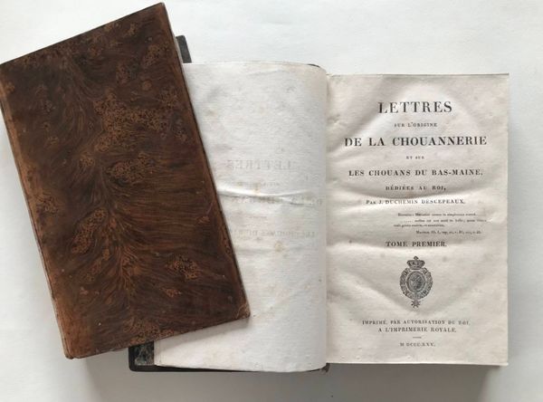 Productafbeelding Lettres sur l'origine de la chouannerie.