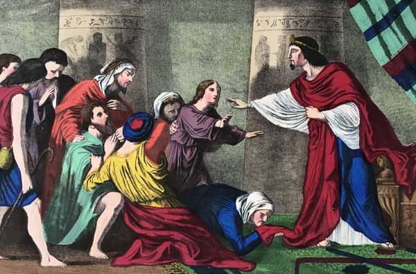 Productafbeelding Lix. Joseph reconnu par ses frères. Imagerie de Wissembourg.