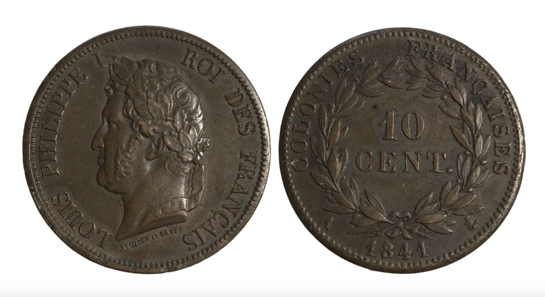 Product image Louis Philippe. Colonies. 10 cent 1841.