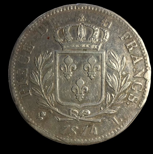 Produktbild Louis XVIII. 5 francs Bayonne 1814.